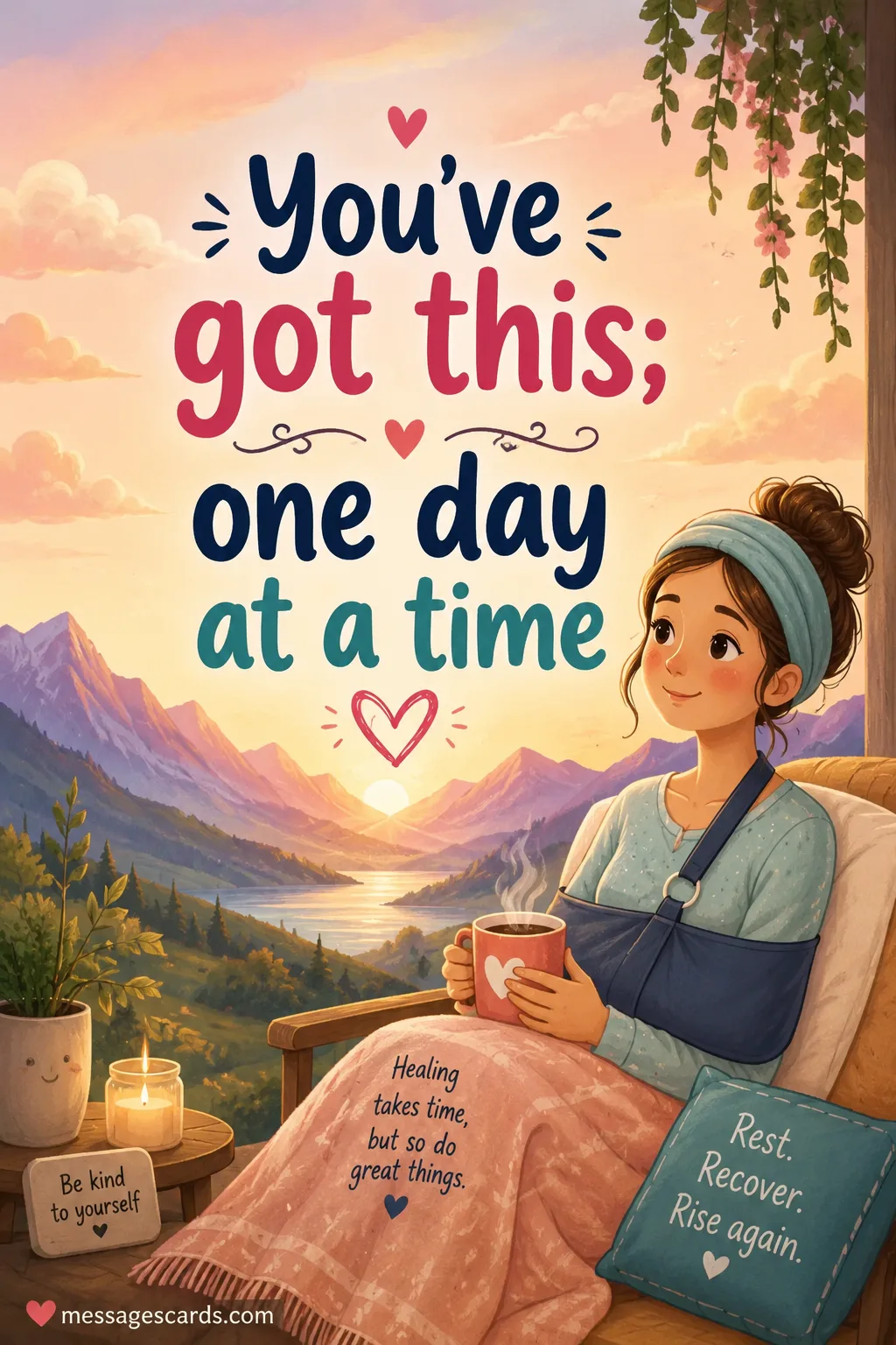 You've got this; one day at a time