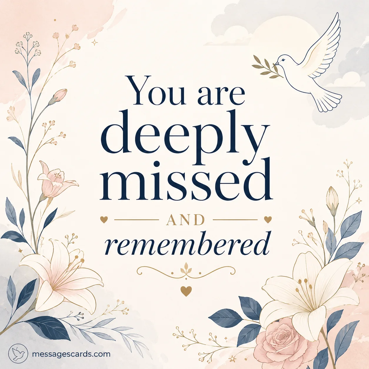 You are deeply missed and remembered
