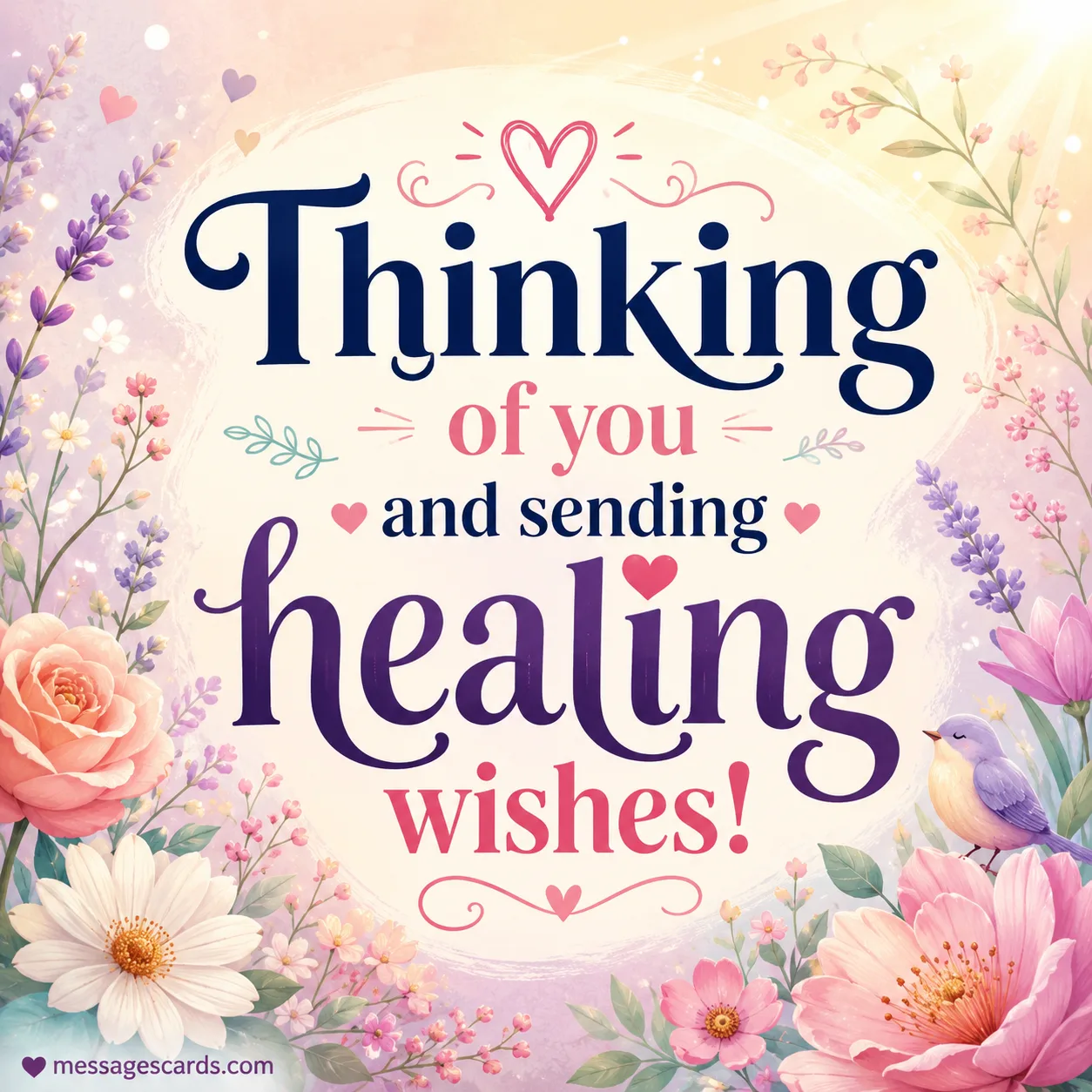 Thinking of you and sending healing wishes