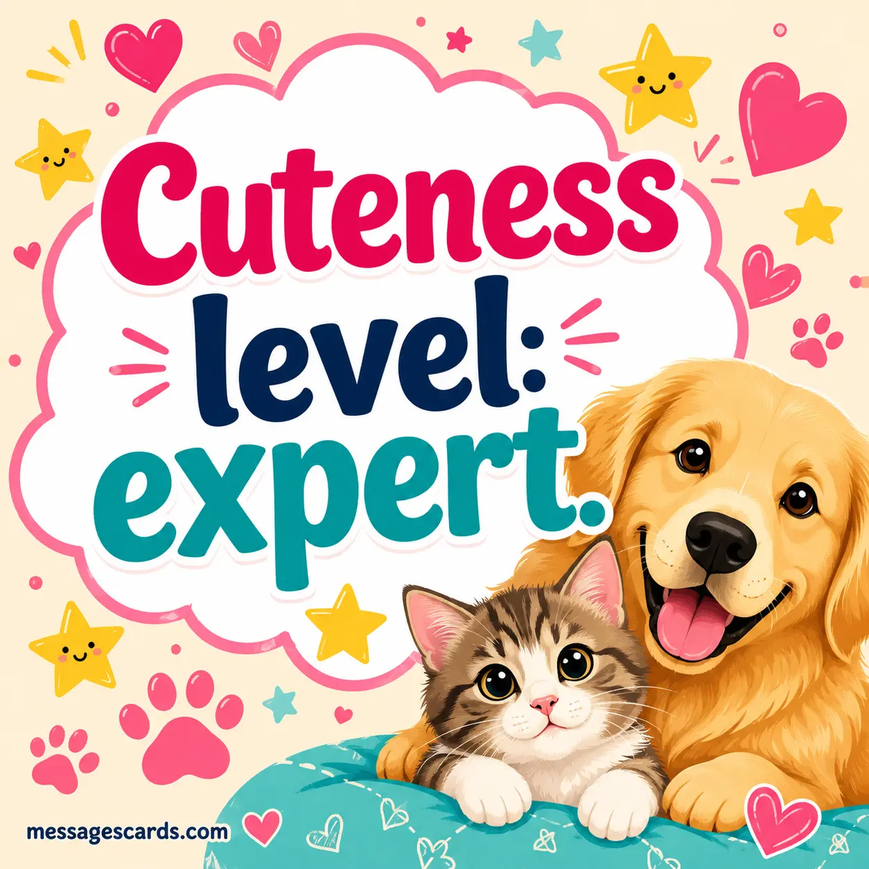 Cuteness level expert pet portrait