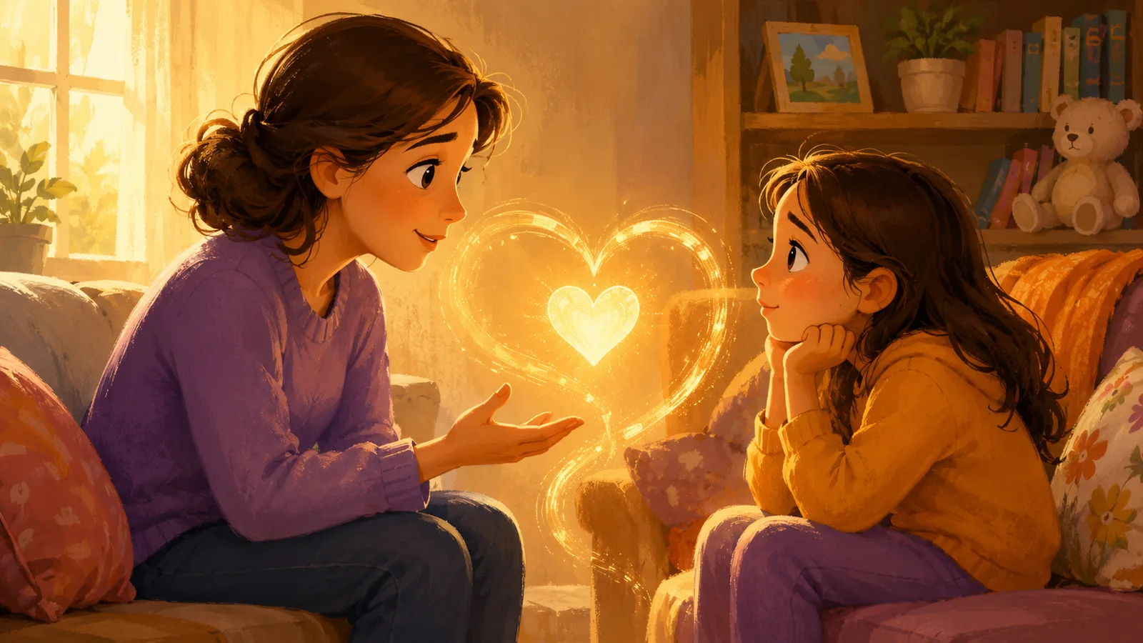 Partner listening with empathy during a difficult discussion