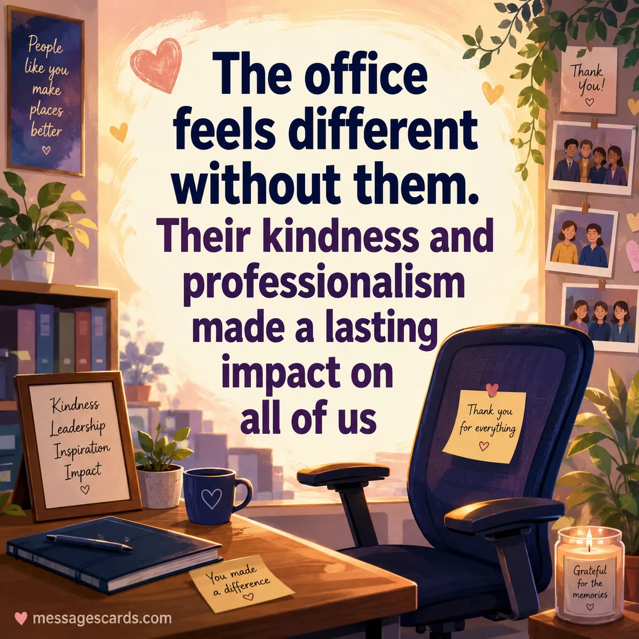 The office feels different without them. Their kindness and professionalism made a lasting impact on all of us